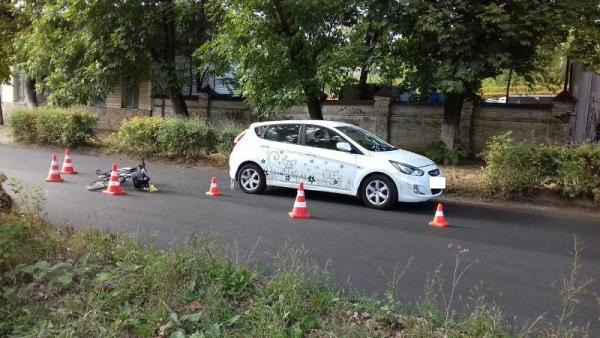В Пятигорске автоледи на иномарке сбила велосипедистку